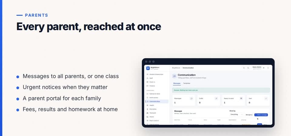 HTT Network: parents — the screen at this step
